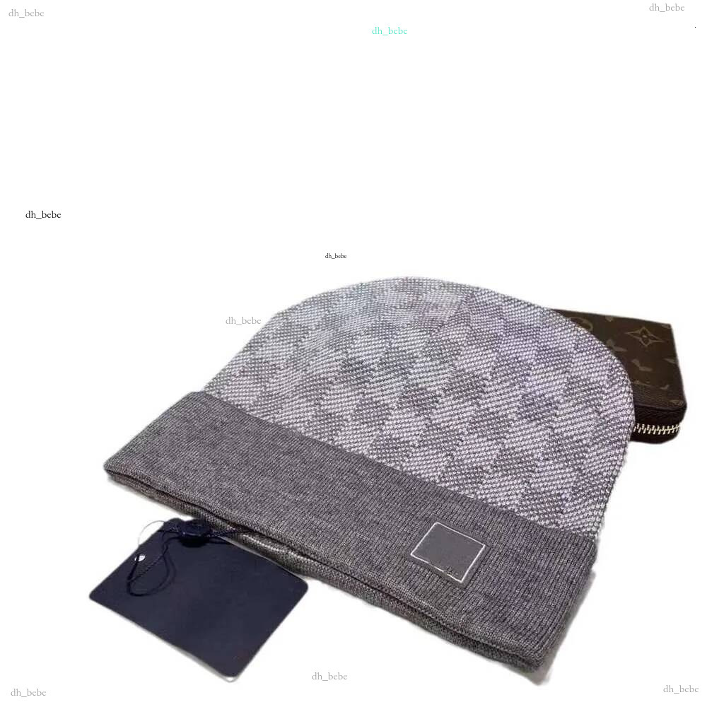 Daily Fashion Essentials Bonnet tricoté Chapeau d'hiver de luxe Chaud Jacquard Lettre Design Texture confortable Casquette unisexe raffinée pour