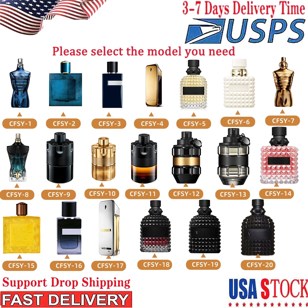 Free Shipping USA in 3-7 Days delivery women Fragrance Long Lasting Perfume Female Scent men perfume Designer Cologne High Quality Pe_Z9T7Mz