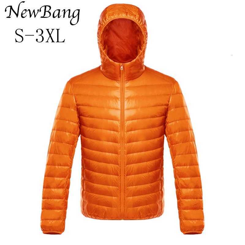 Down Parkas NewBang Down Men's Coat Male Ultra Light Down Jacket Men's Warm Jackets Windbreaker Lightweight Coat Feather Puffer Parka Feat
