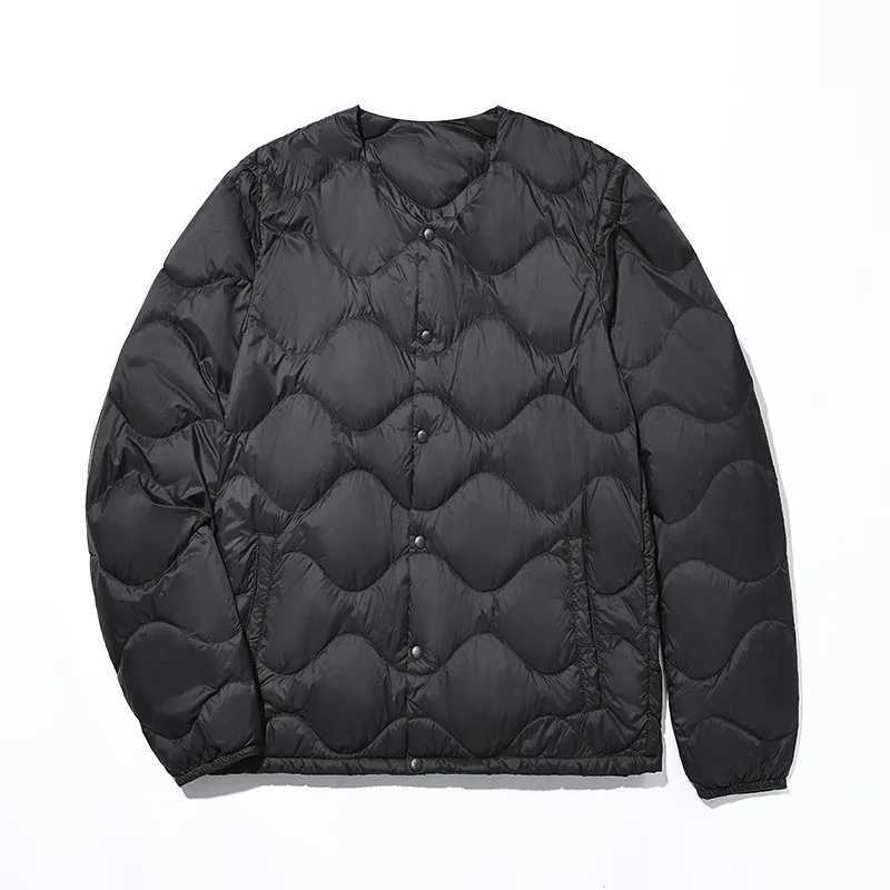 Japan Parkas Korean Men's Down Style Men's Ultra Light Down Jackets 2024 New Arrivals Male Autumn Winter Keep Warm Liner O-neck Light Coat