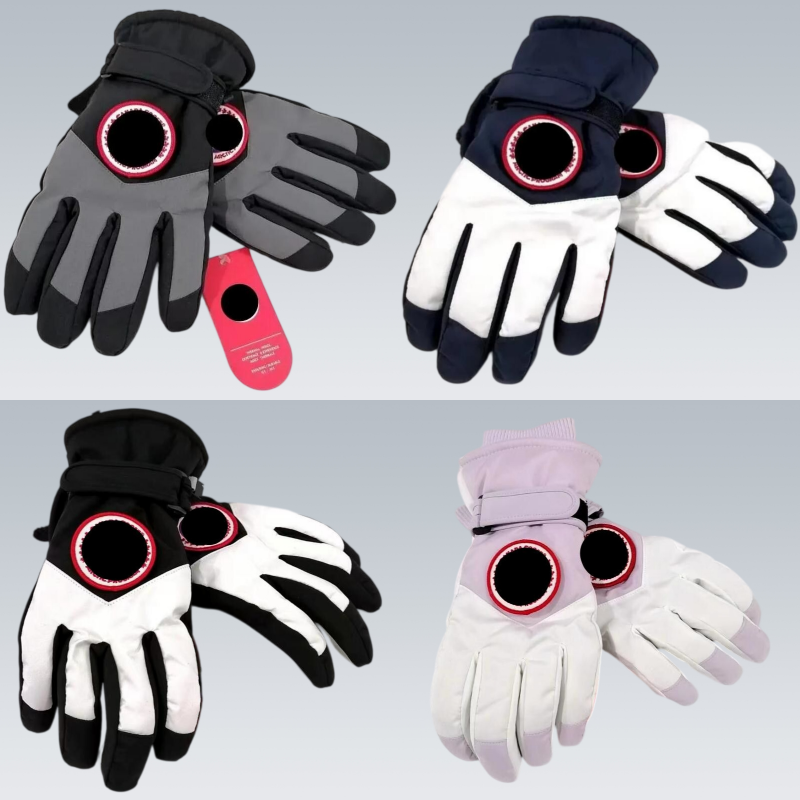 Designer Gloves For Men Women Glove Thick Fleece Lined Five Fingers Autumn Winter Keep Warm Snow Trend Style High Quality Womens Accessories Skiing