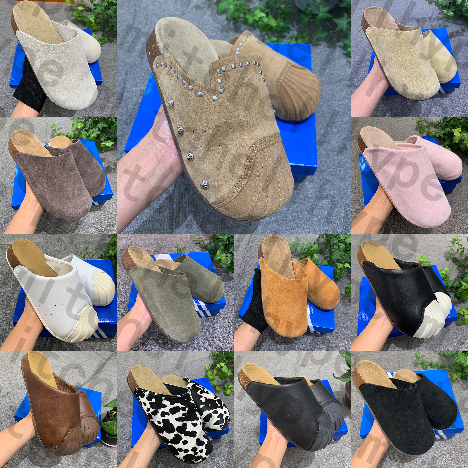 Free Shipping luxury original adimule slides clogs sandles for women designer slides clogs summer cool sandals sandale Shoes slides sandal flip flop