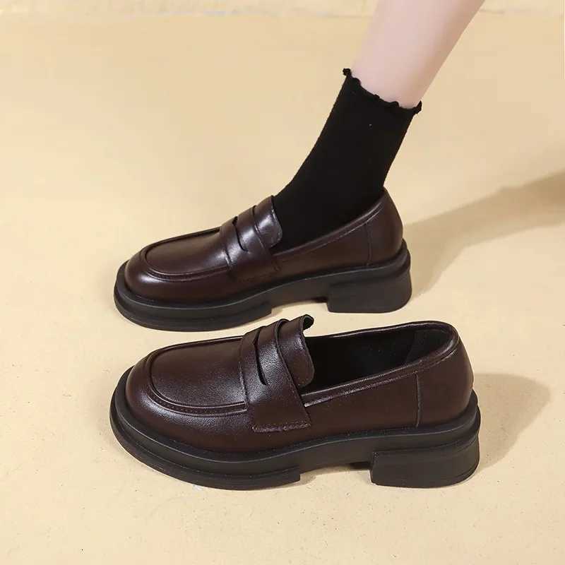 Style Dress Japanese Shoes New College Student Shoes Cosplay Lolita Shoes for Wen/Girl Fi Black/Coffee Uniform Platform Shoes 2024 J260922