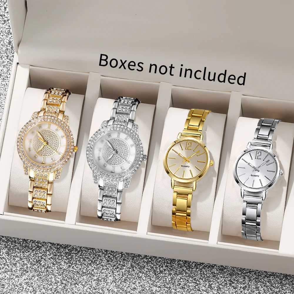 Women's Watches 4pcs light luxury fashionable women's quartz watch combination set suitable for daily wear and holiday giftsT260923