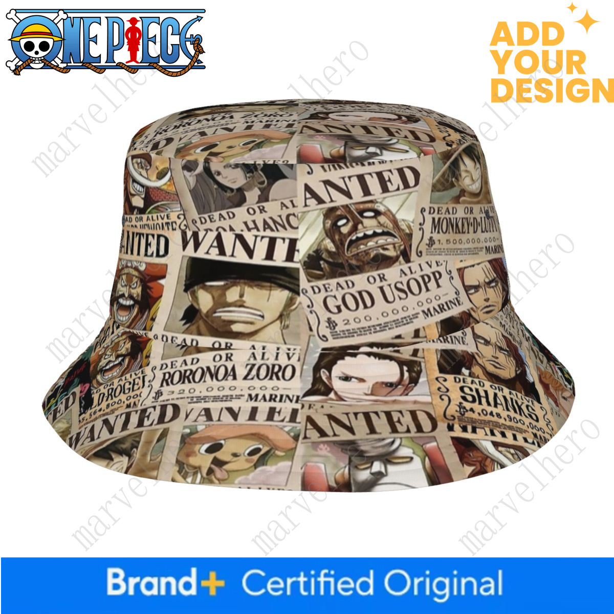 Summer Beach Vacation Getaway Headwear Japanese Anime Accessories Bucket Unisex Sun One Piece Ispoti Hat Fisherman Caps
