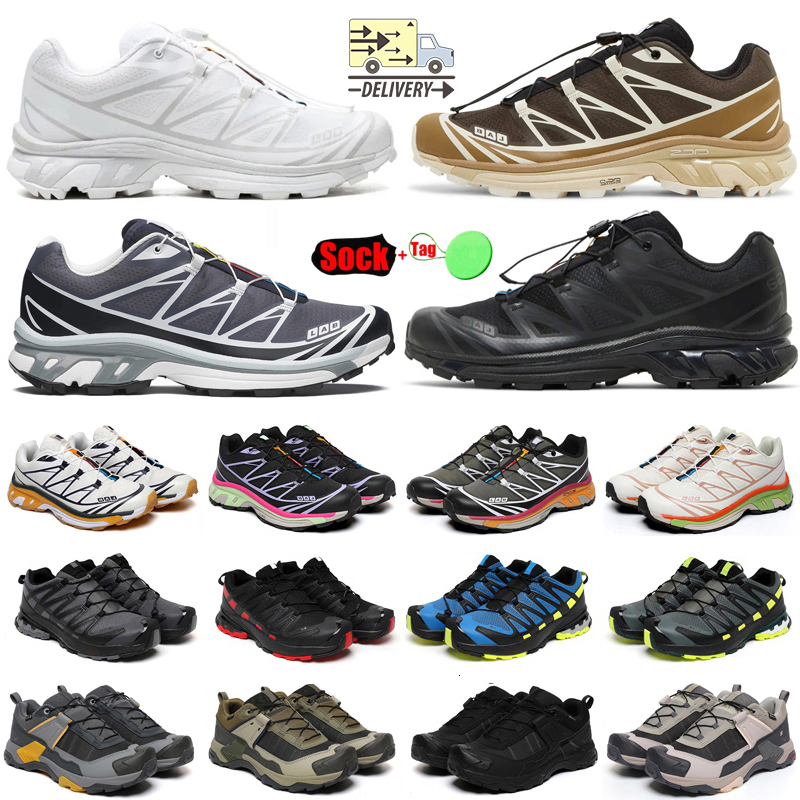 Designer Trail Running shoes Xt6 XA Pro 3D XT-6 ADV ULTRA 5 Mens Womens Sneakers Triple Black Silver Grey Brown Green White Sports Classic Outdoor H
