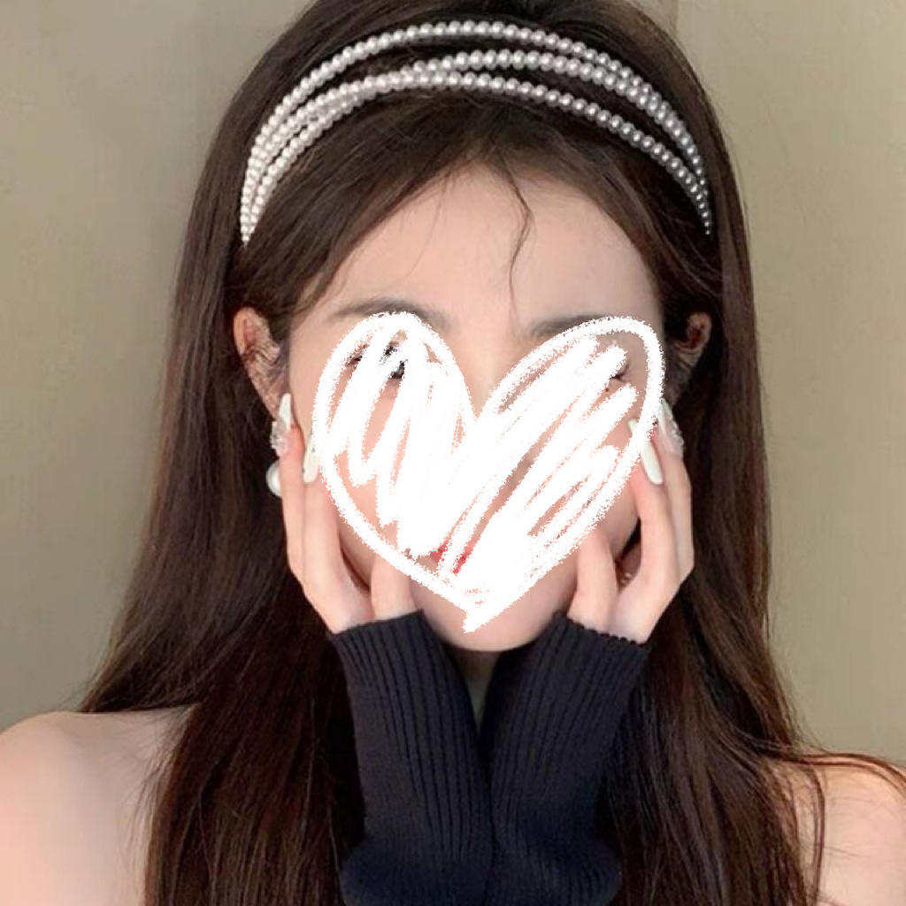 Pearl Headband for Women Summer Super Fairy French Style Internet Celebrity 2025 New Face Washing High Skull Top Pressure Clip Hair Accessory