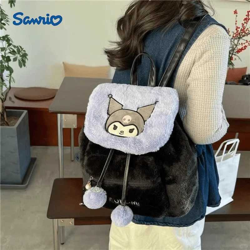 Sanrio Backpacks 2025 new model Mikasa Pacha dog plush book bag for students cute school shoulder bag and backpack L2609232Y21