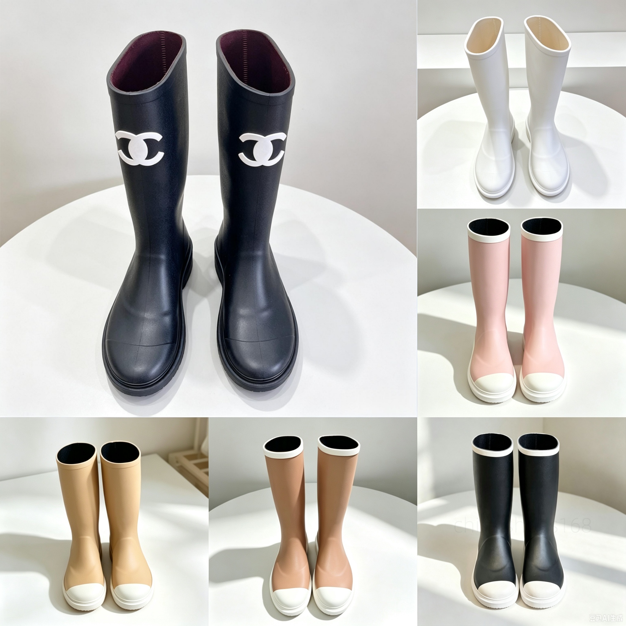 2026 Designer boots Fashionable fall winter comfortable cc boots thick-soled martin boots high-quality round-toe Chelsea leather short boots