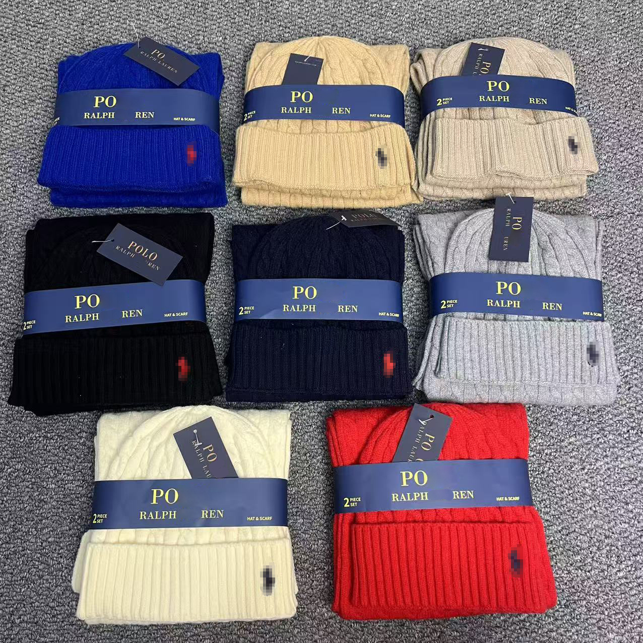 Designer scarf luxury scarf for women men Beanie Sets Shawl Knitting Warm Fashion Trend Two Sides Pure Color Temperament Travel Polo Gifts Box Nice