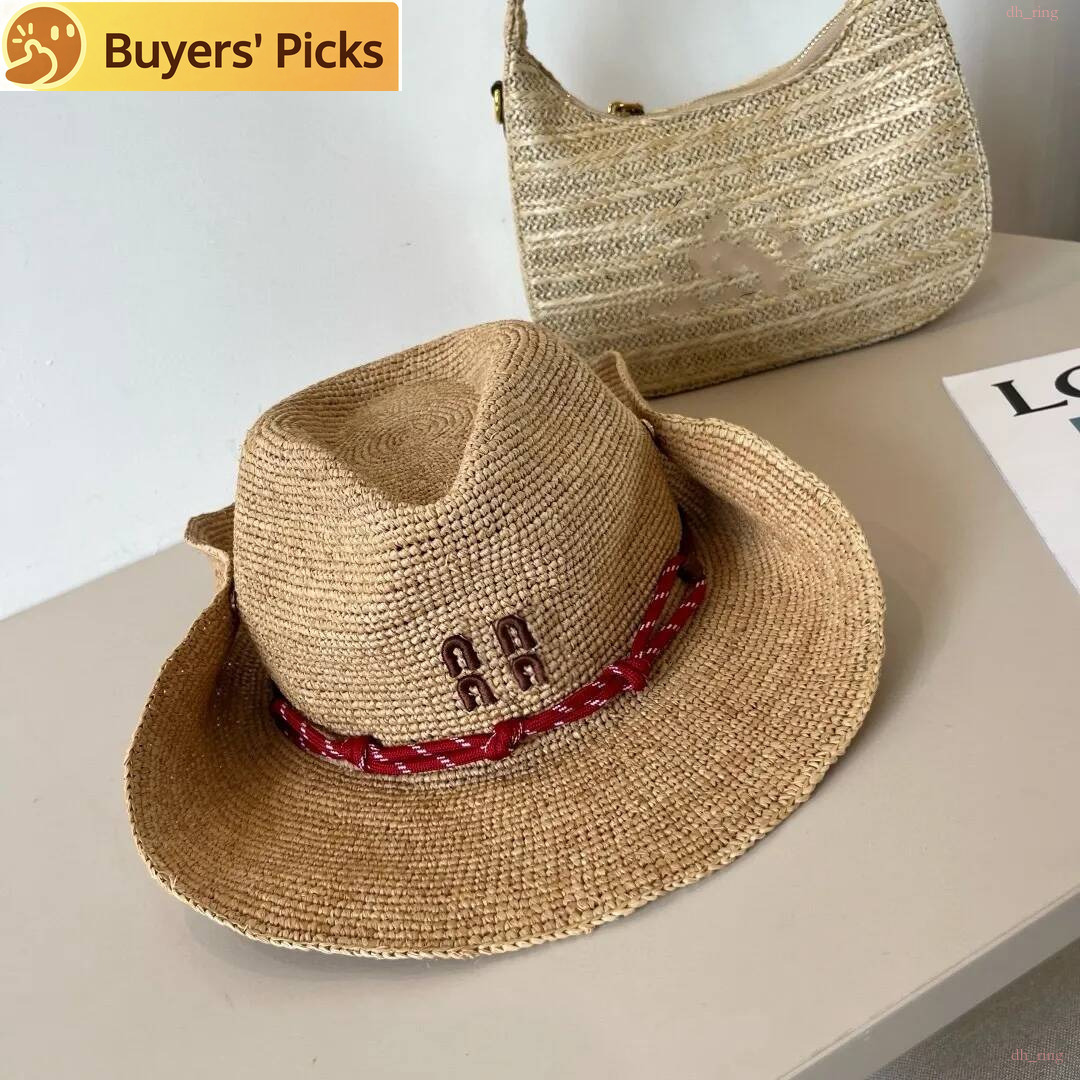 2026 High Quality Straw Designer Bucket For Women Summer Outdoor Sun Protection Travel Visitor Hats Beach Party Hat