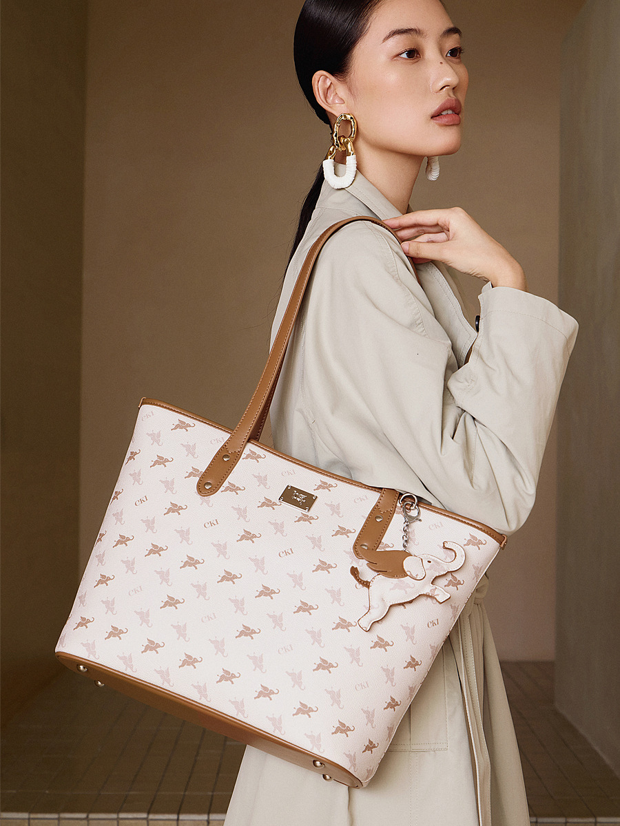 16AVLuxury Brand Fashion Women's Fashionable Printed Handbag Versatile And Elegant Single-Shoulder Crossbody For Middle Tote Bag Designer Bags