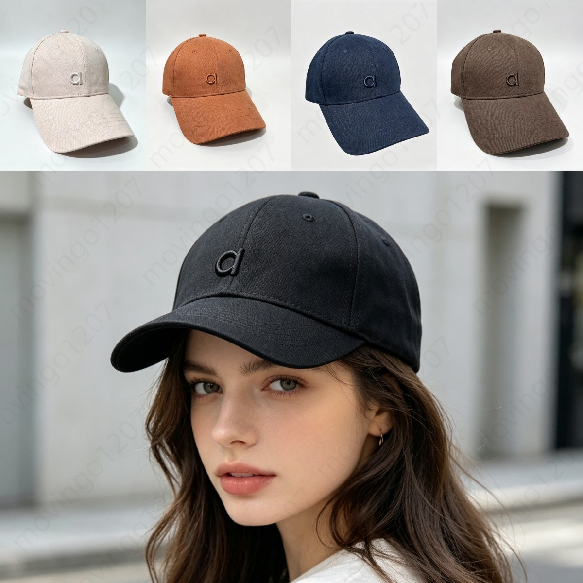 Soccer cap 2026 New Designer Luxury Brand Women's Spring And Autumn Korean Casual Versatile Baseball Cap Men's Embroidered shaped Duckbill