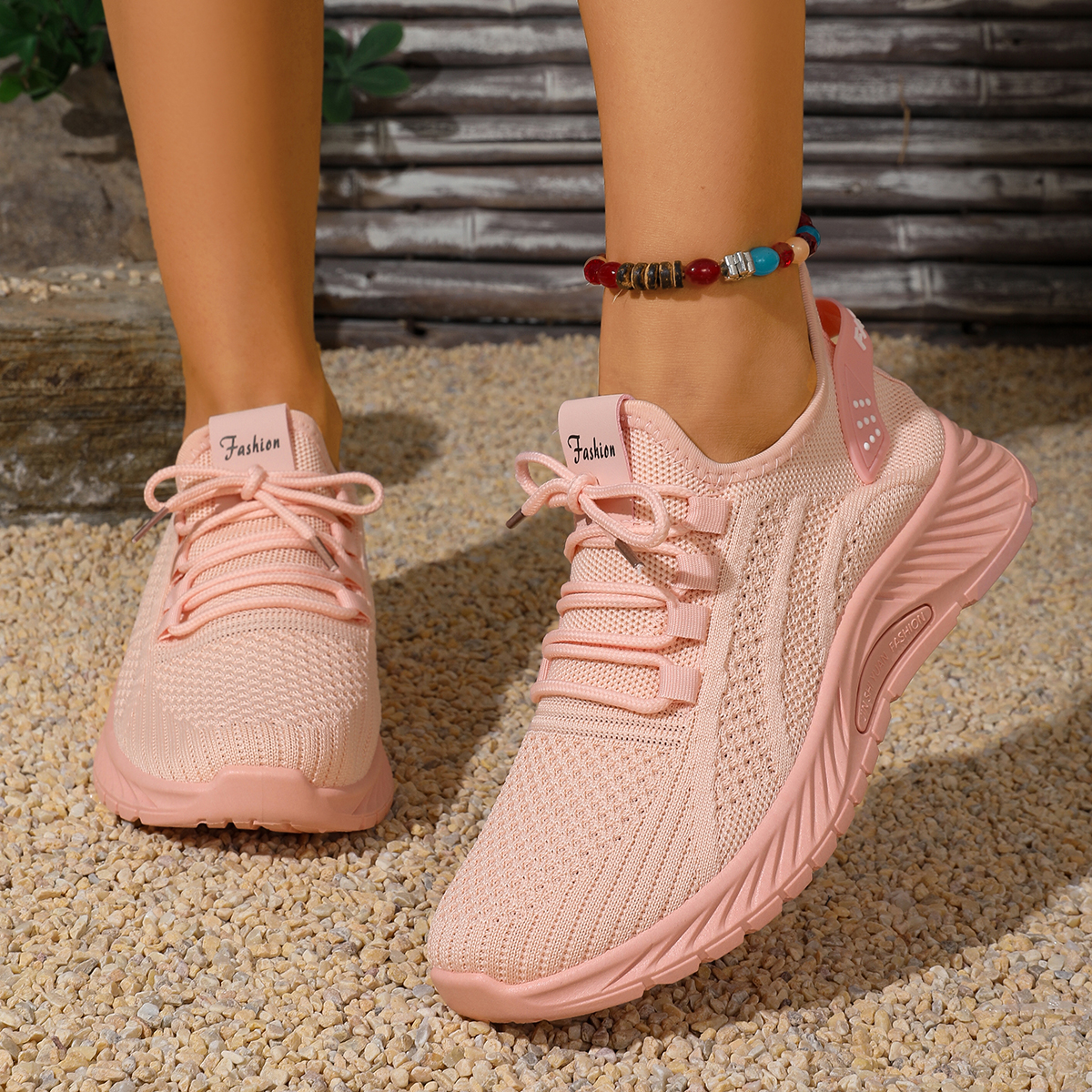 1806-Women's shoes summer 2026 trend plus size sports shoes women's mesh running shoes, popular casual soft sole breathable single shoes