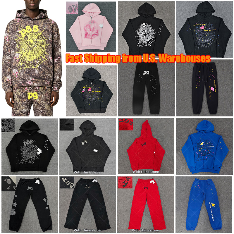 Nouveau Stree Puff Print Web Sweats à capuche à capuche Designer Mens Sweat à capuche Survêtement Mode Hoddie Printpure Coton Pulls à capuche pou