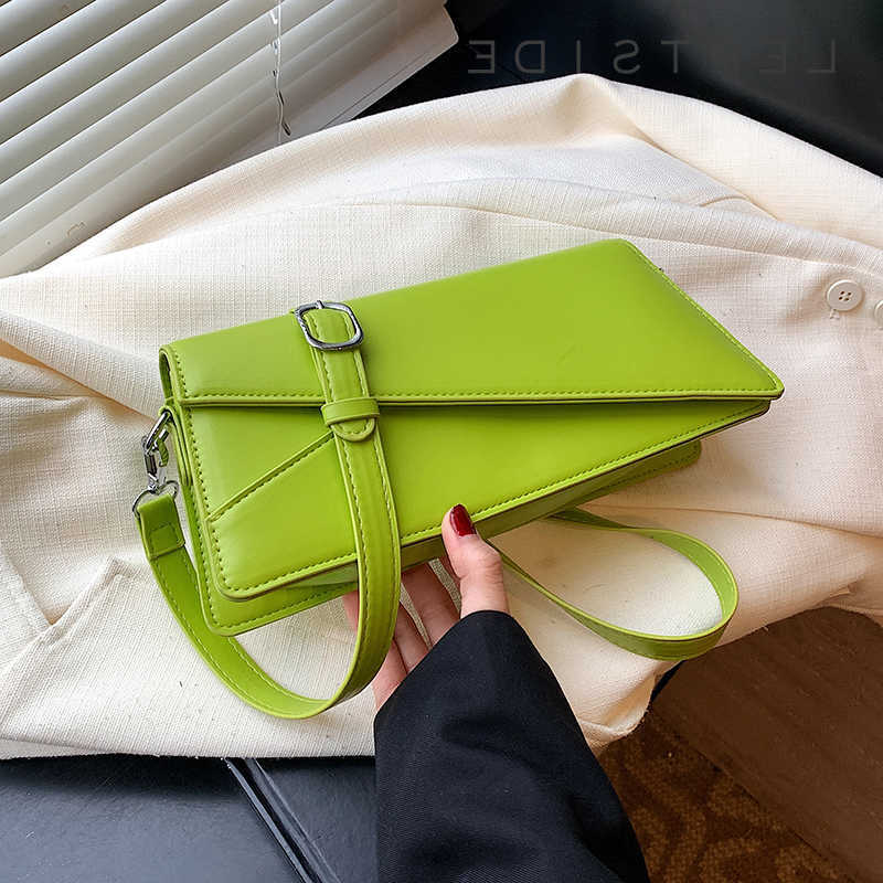 Small Cross Body LEFTSIDE Cute Green Flap Crossbody Bags for Women 2025 New Summer Trend fashion Shoulder Bag Females Handbags and Purses D260923