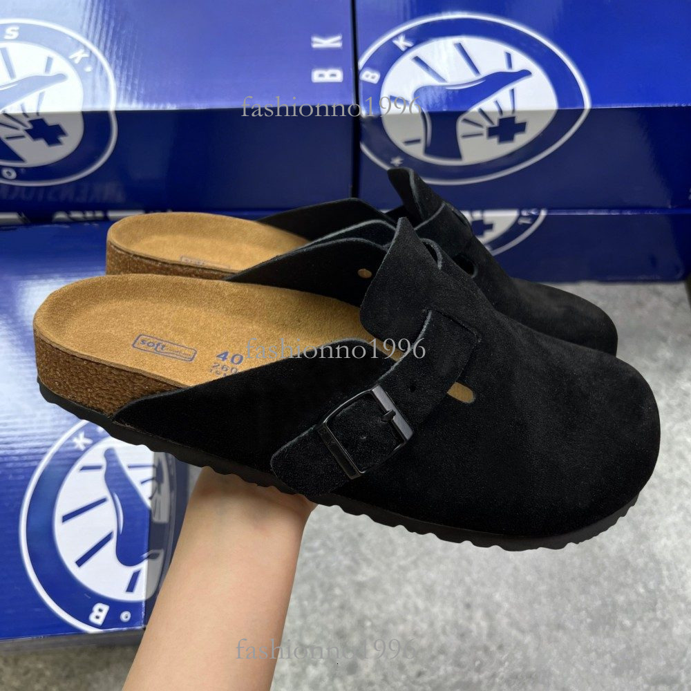 Designer birksnstock Slides Clog Sandals Slippers birken shoes Genuine Leather Clogs birks Men Women Sliders Trainers Flip Flops boston birkentsock