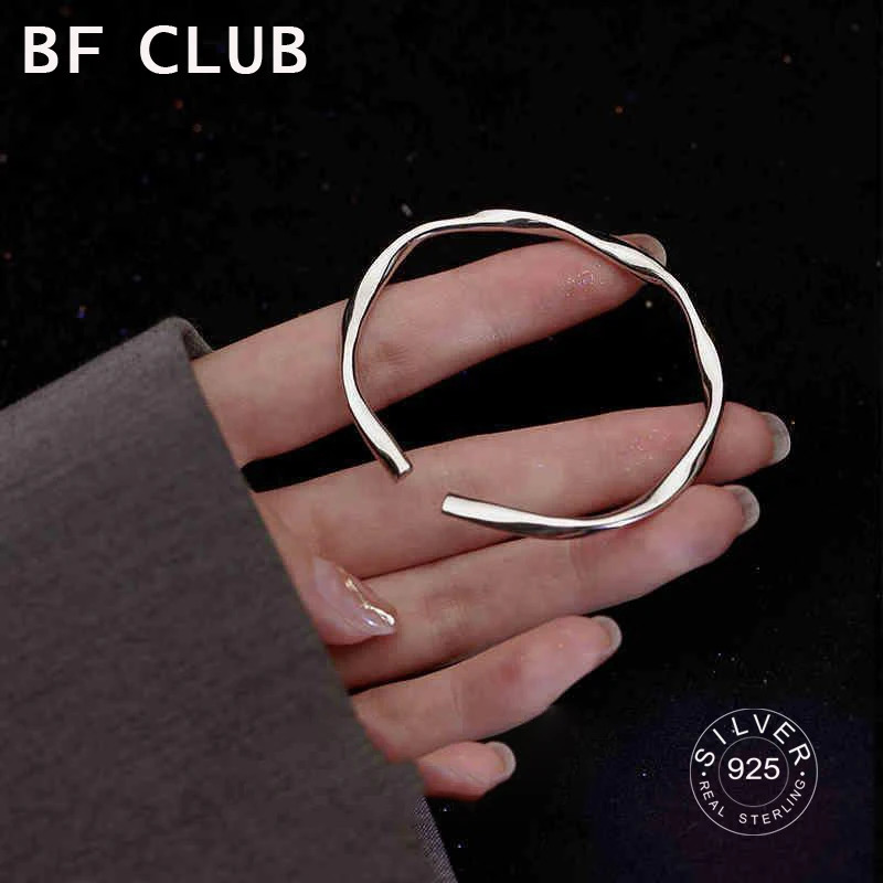 100% Solid 925 Sterling Silver Hiphop Thick Sparling Bracelet for Women Men Vintage Handmade Hasp Bracelet Birthday Gift S-B451 260923