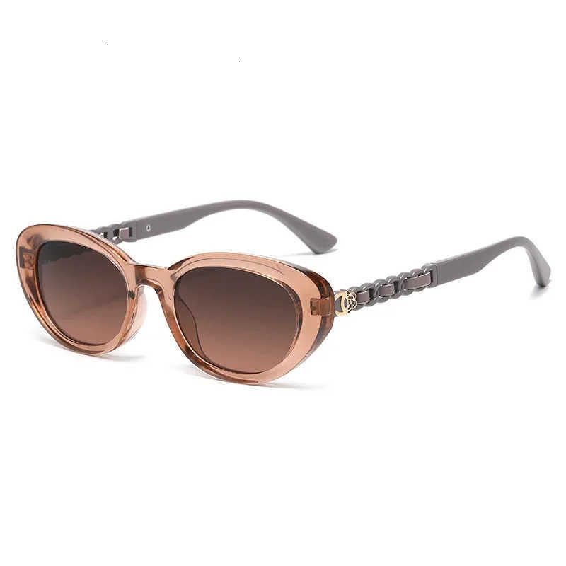 2024 Retro Sunglasses Oval Sunglasses for Women Small Frame Luxury Designer High Quality Sunglass Ladies Fashion Lentes De Sol Mujer GafasT260923