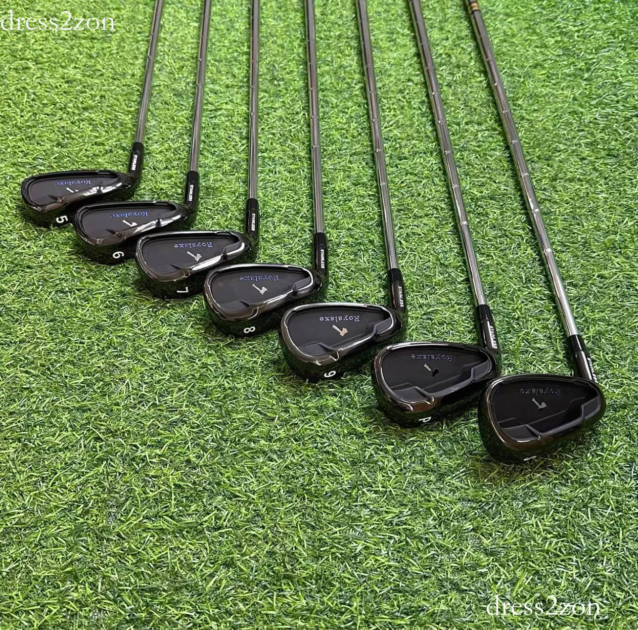 1pc Left Hand Golf 7 Iron Royalaxe Golf Iron Club Carbon Fiber Shaft High Forgiveness Long Shot Distance for Left Hand Player d53