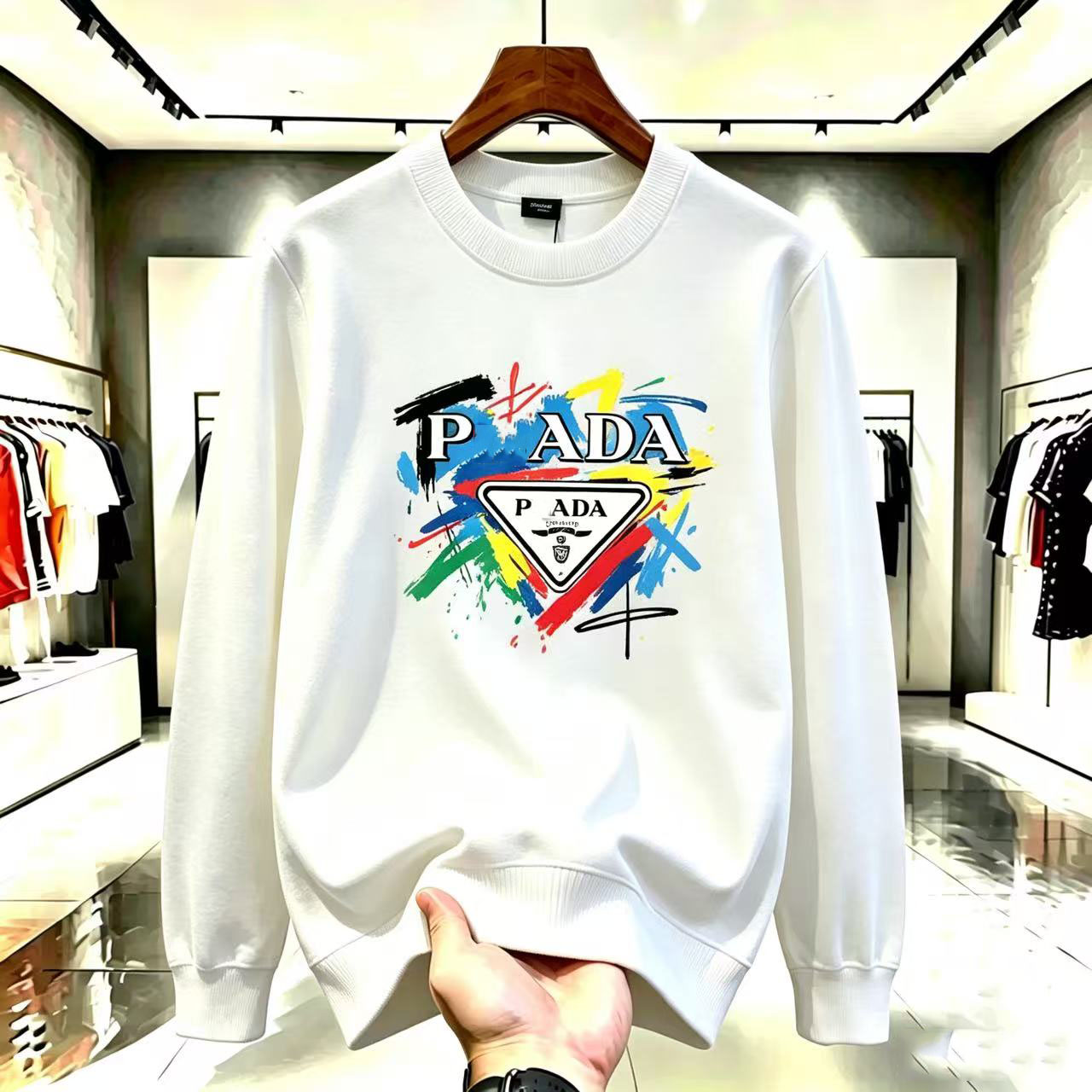 2026 Sudadera con capucha Primavera/Verano: Mismo diseño para hombres y mujeres, Forro polar, Engrosada, Cuello redondo, Sin cordones, Top simple de