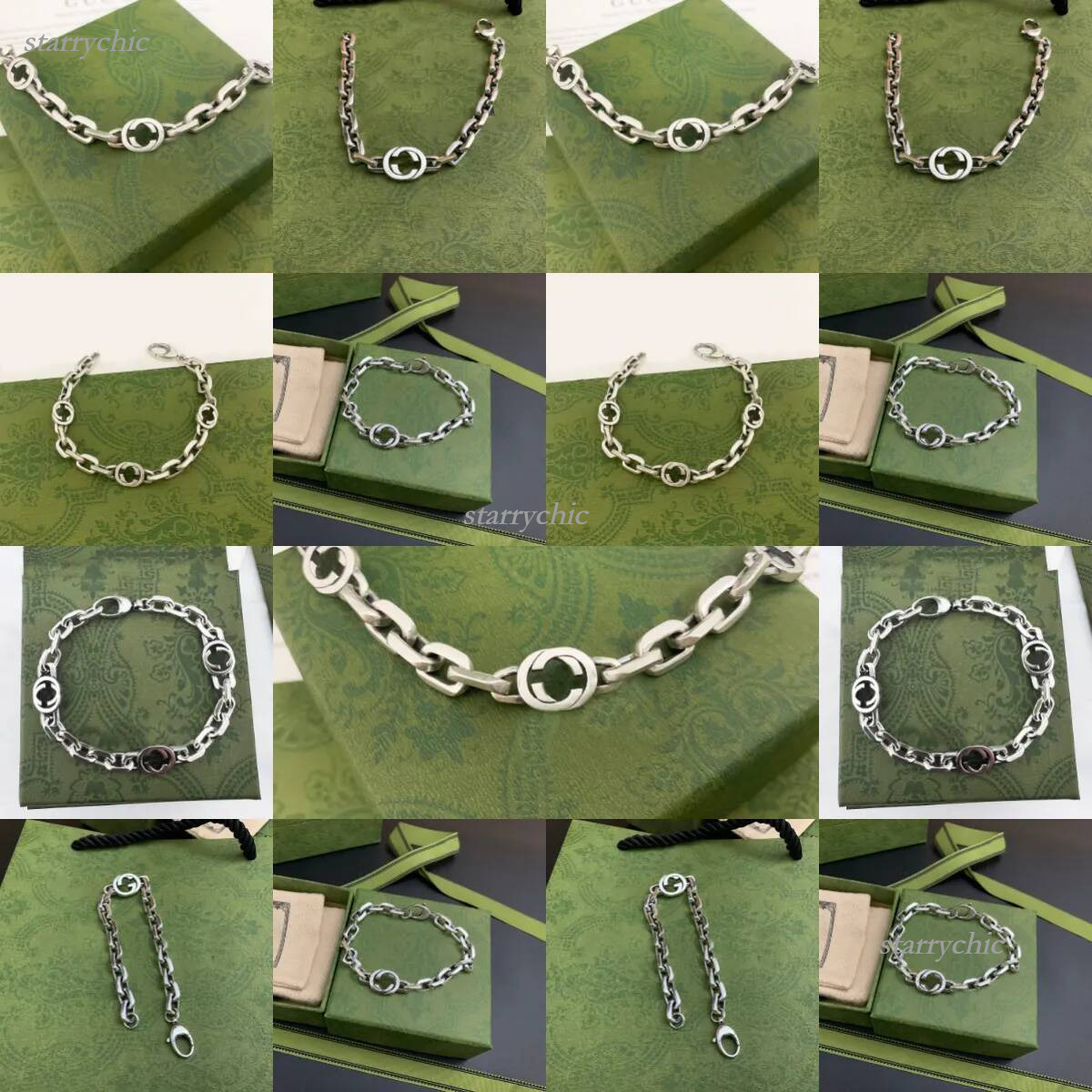 Designer GG Bracelet Classic Charm Silver Plated Chain GG Bracelets Retro Bangle For Men Women Party Fashion GG Jewelry Couple Birthday Gift ea9