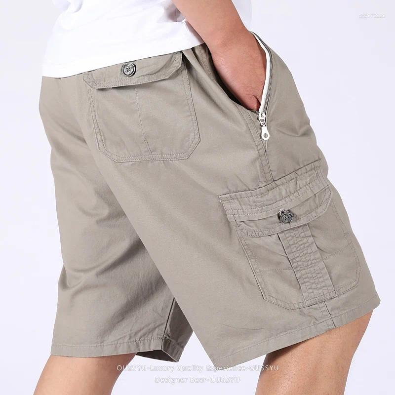 Men's Summer Quick-Dry Cargo Shorts Loose Straight Leg Multi-Pocket Breathable Casual Beach Sports Pants 2026 Trendy Style
