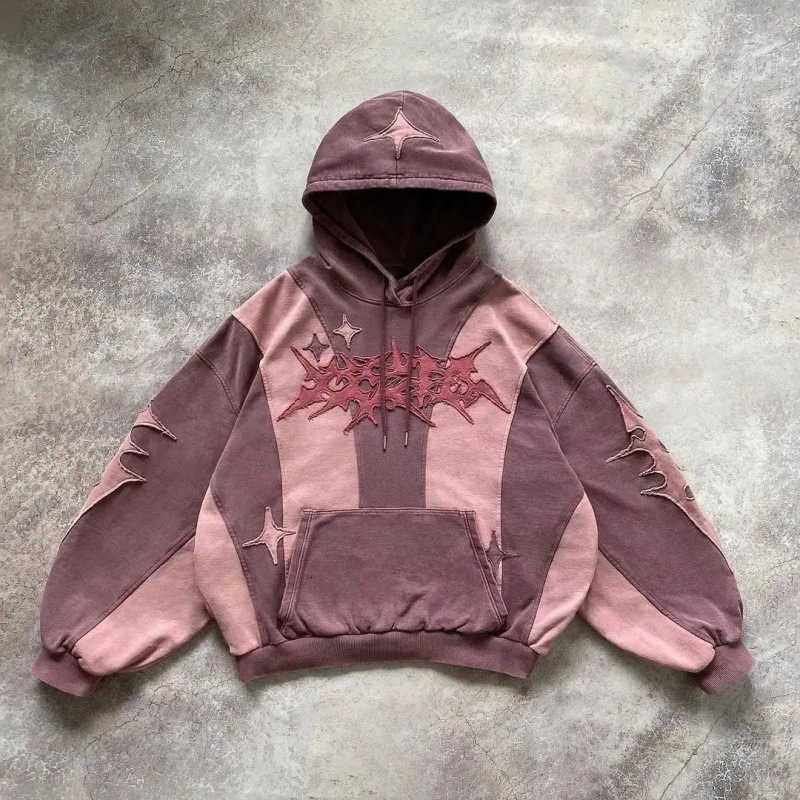 street Women's American Hoodies Sweatshirts English collage hoodies the new street trend loose and comfortable sweaters D260923