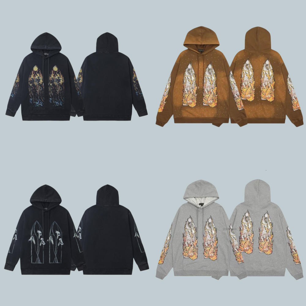 Who Decides War Hoodie Mens Designer Hooded Pull Shirt Winter Spring Hoody WDW Jacket High Street Pullover Hip Hop Skateboard Y2K Sweatshirt Oversiz