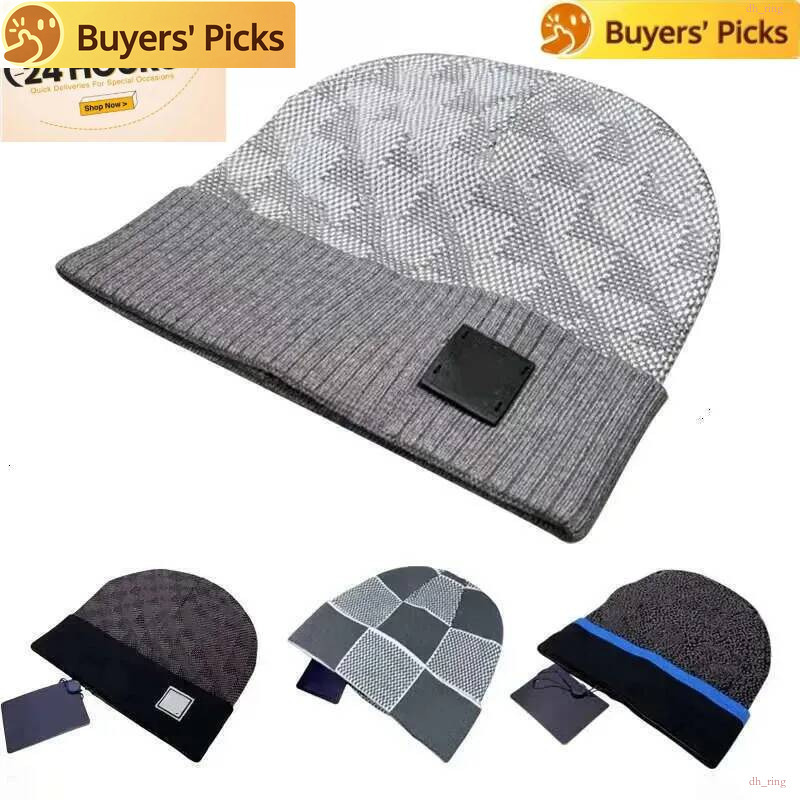 2026 Luxury Premium Soft Knitted Warm Beanie Fashion Bonnet Hat For Men Women Autumn Winter Daily Outfit