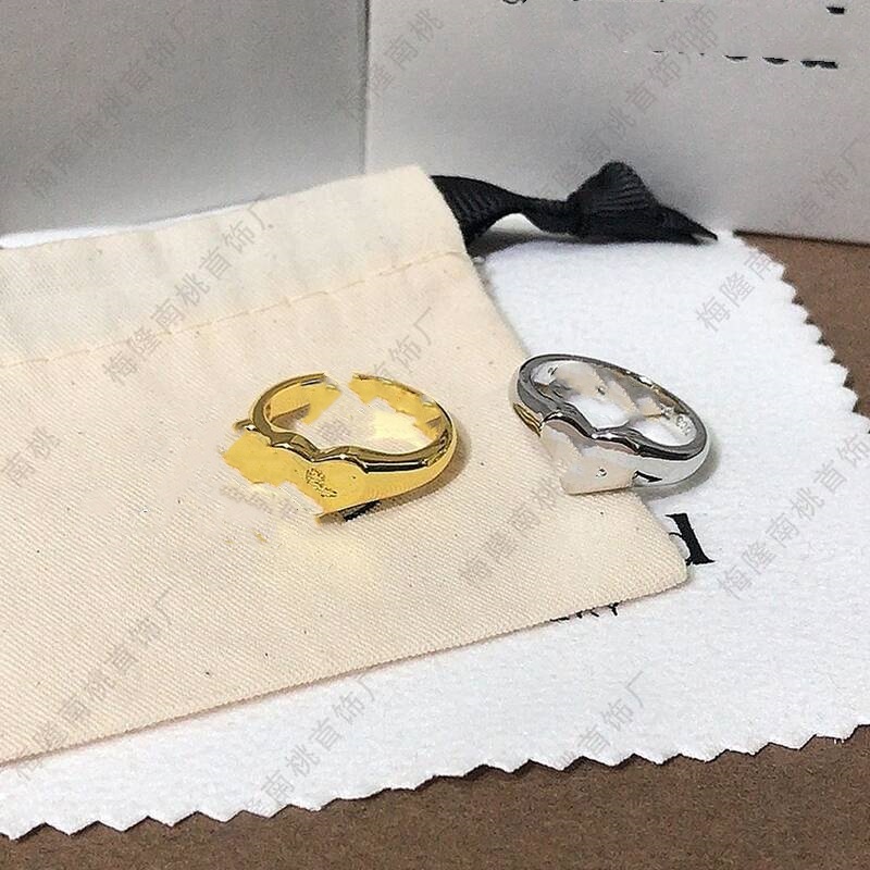 Designer luxury fashion rings Letter engrave paris women Gold Ring Jewelry Steel Sier Gold-Plated Classic Never-Fade Band