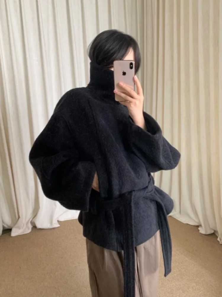 Fashion Shawl Collar Woolen Women Coat Urban Long Slve V-neck Pocket Female Outwear 2026 Autumn Winter Lady Strtwear New S260923PSOB