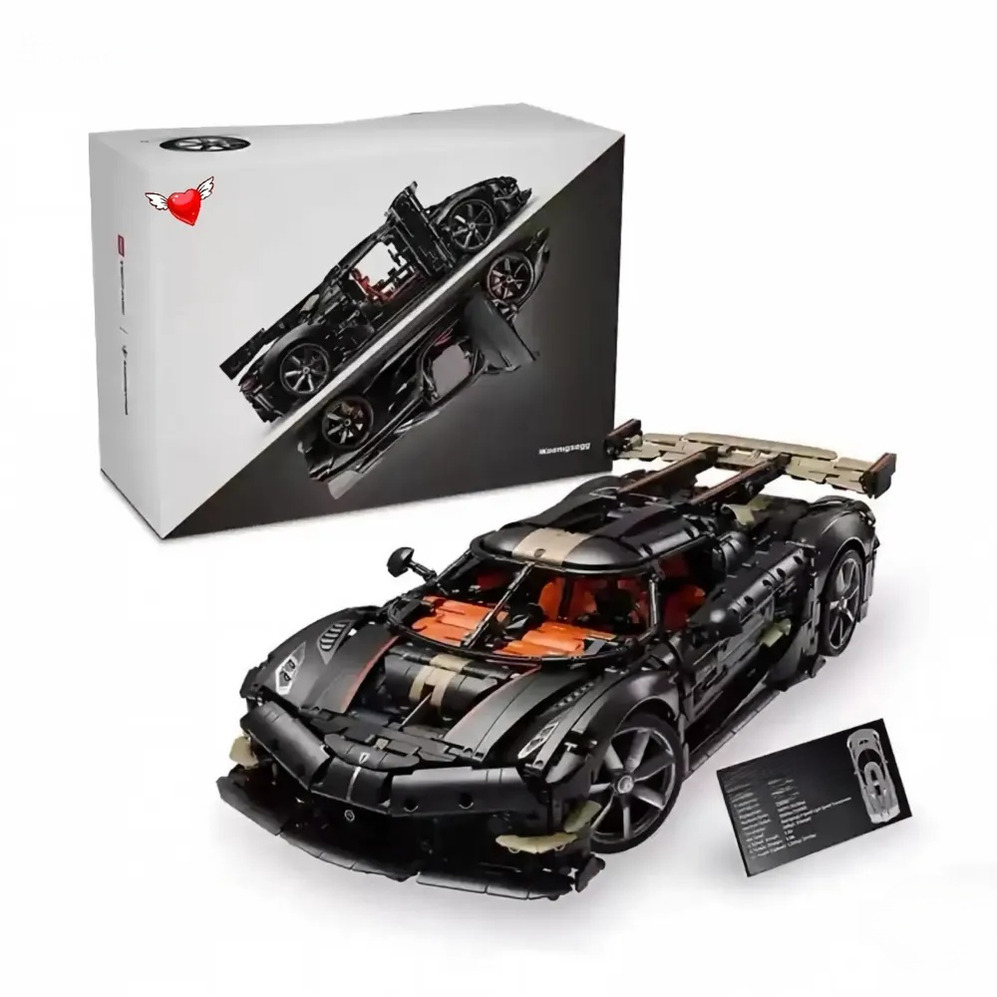 2026 New High Quality Replica 1:1 Size Leg0 42232 Technic Koenigseg Sadair's Spear Building Blocks 4104Pcs Standard Bricks Educational Toy Birt