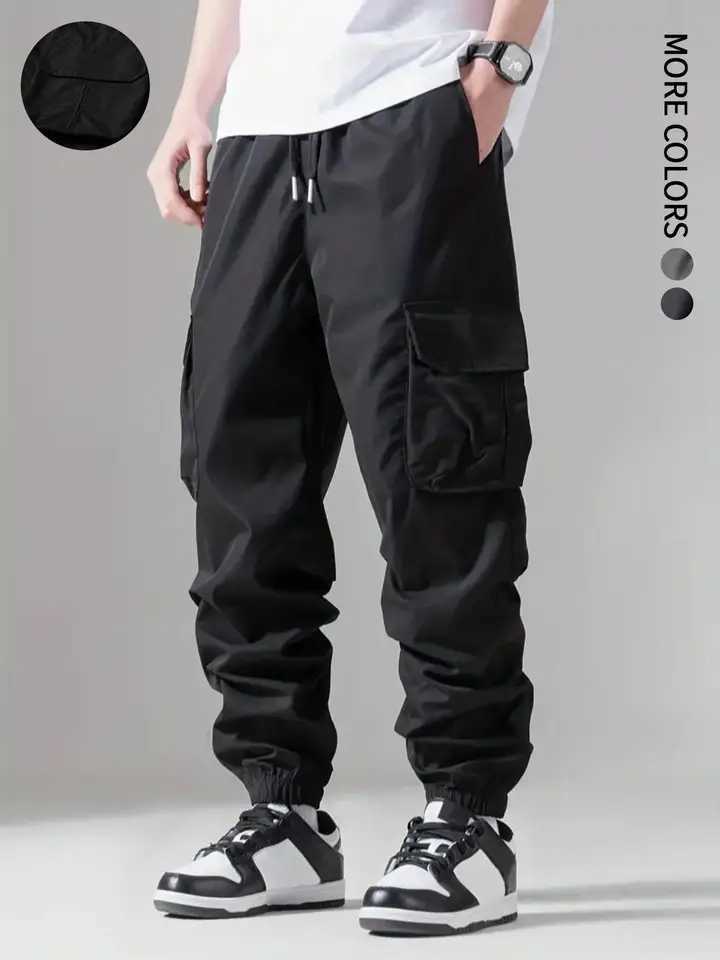 Men's Trousers Nine-Point Trousers Casual Sports Thin Overalls Fitness Running Comfortable Fabrics Simple and Versatile Fashionable S260923KGWE