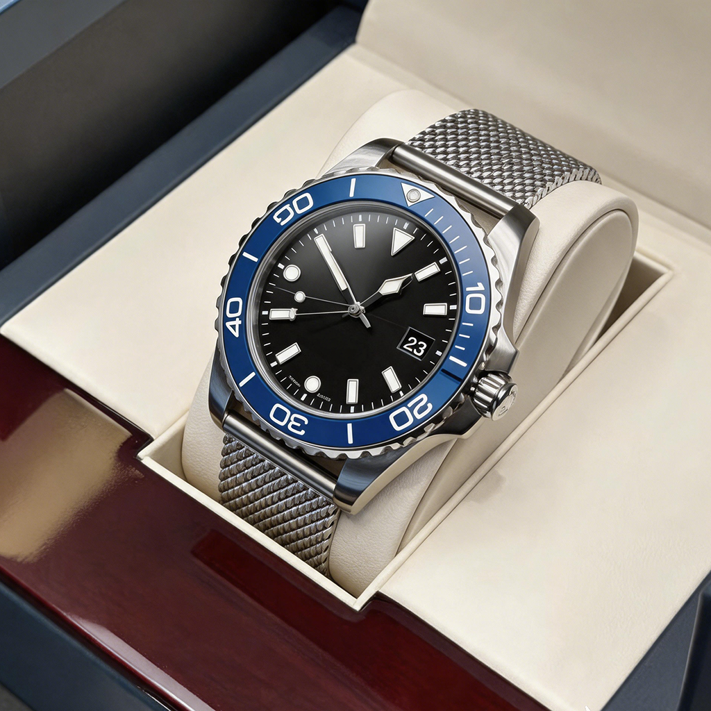 Mens watches high quality 39MM/42MM Mechanical Movement 904L Stainless Steel Band Ceramic Bezel and Luminous Business Christmas gift for mens watch