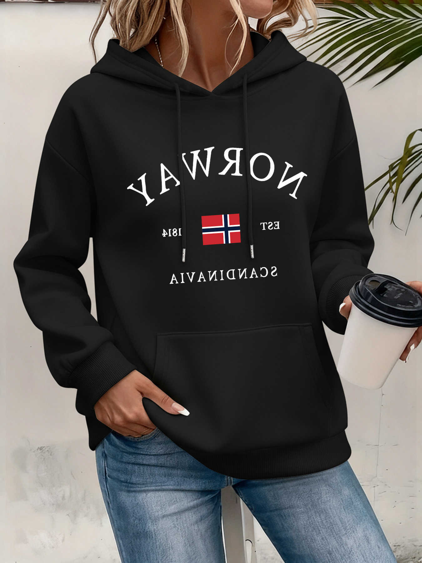 Women's Sweatshirts Women's fashionable Hoodies hoodie printed design women's cap shirt women's thick-fiber winter cap shirt win