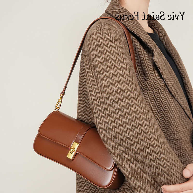 Cross Body Women Niche Design Genuine Leather Shoulder Bag Female Casual Versatile Handbags High Quality Vintage Crossbody Bags D260923