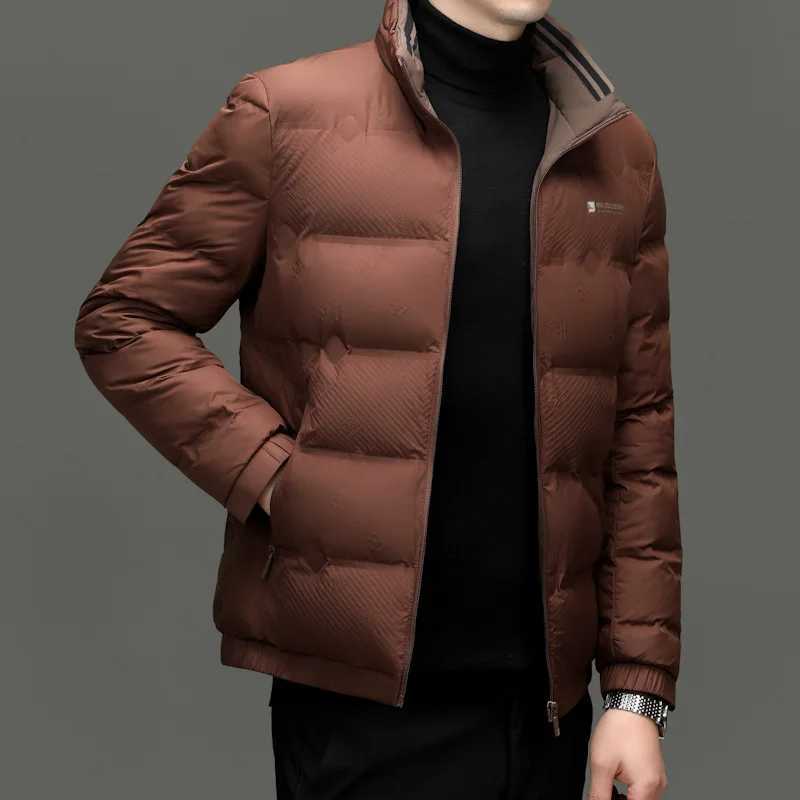 Men's Down Parkas Top Grade New Brand Men Parka Jacket Casual Fashion Hooded Cropped Windbreaker Quilted Puffer Coat Cotton-padded jacket C2609