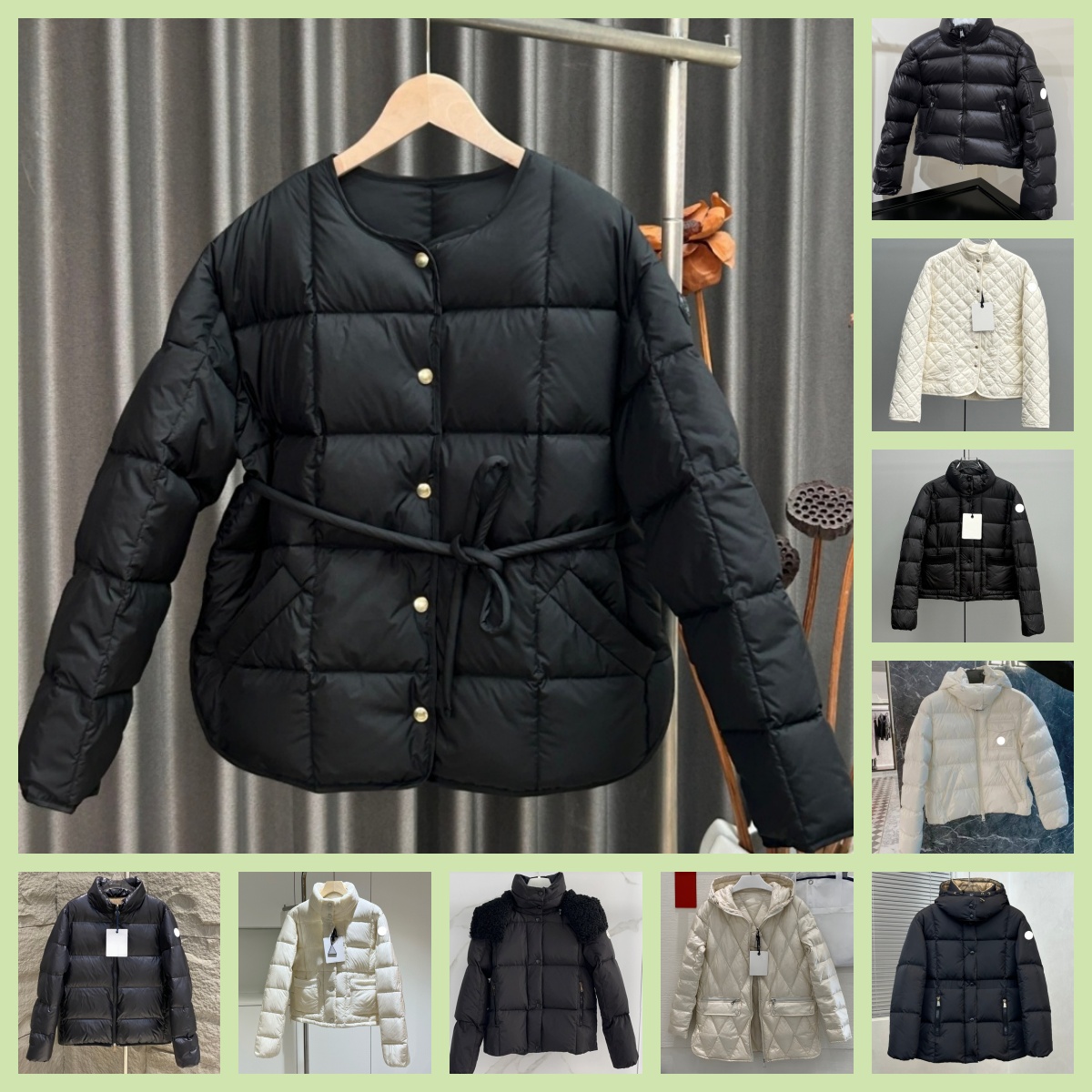 Vente chaude plusieurs 36 styles bras insigne femmes doudoune sergé conception veste à capuche hiver chaud y2k doudoune taille 0-3