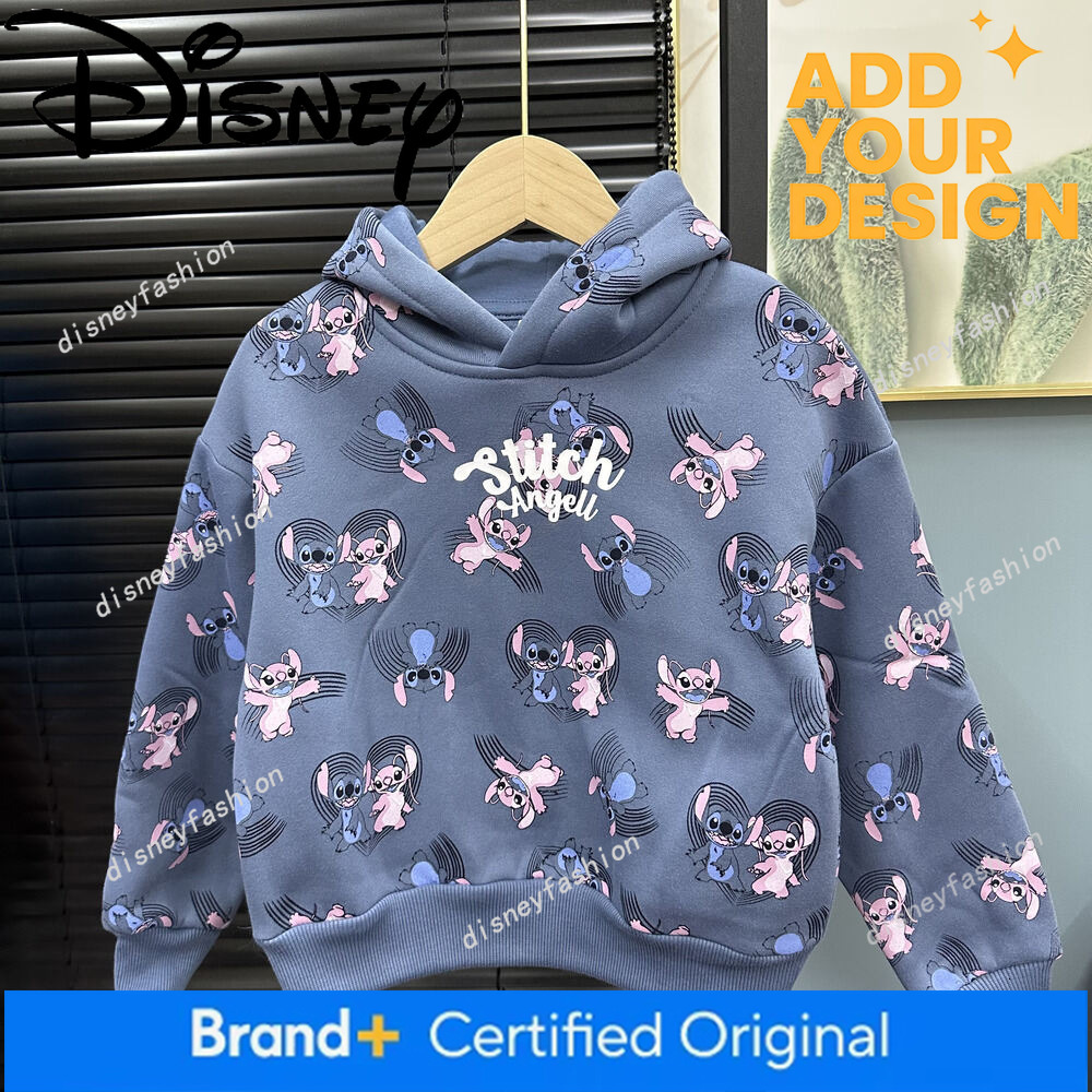 Original Foreign Trade Girls' Spring and Autumn Hooded Sweatshirt with Stitch Pattern, Made of Looped Cotton, Can Be Worn as Outerwear or Layer