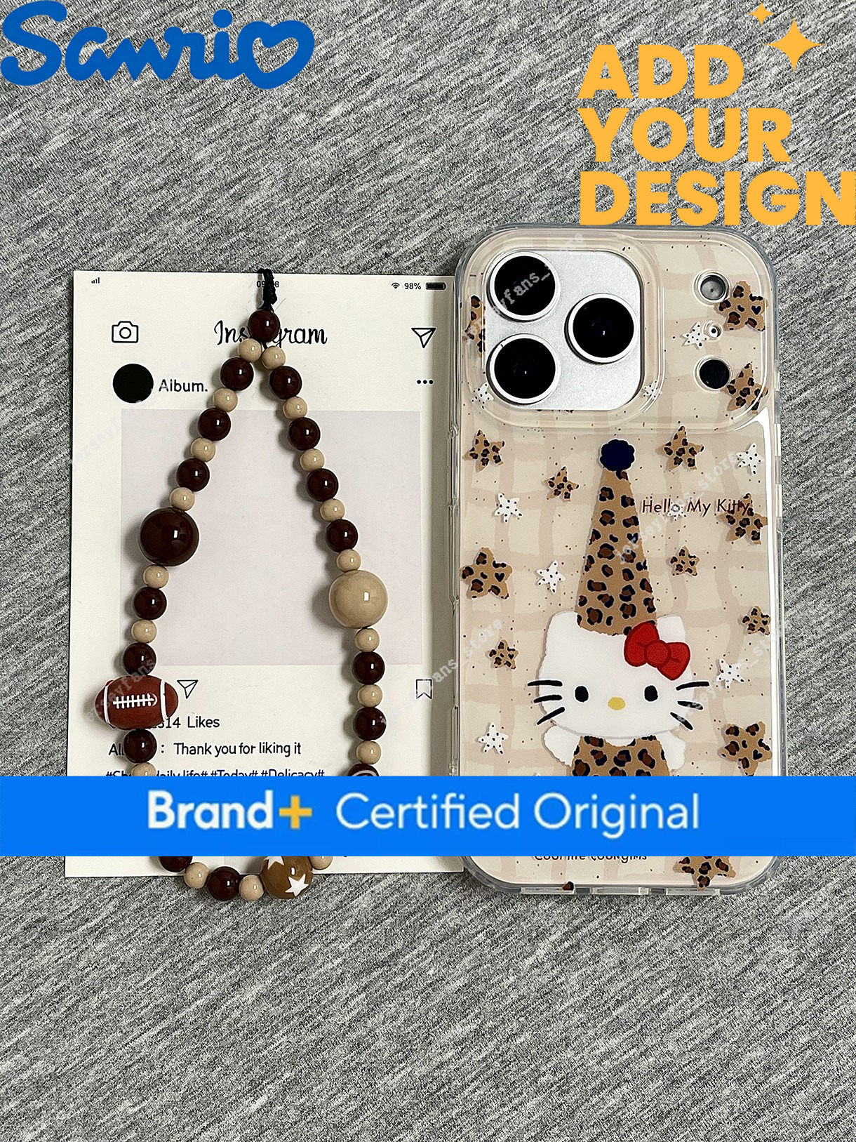 ins Korean Style Leopard Print Long Hat Cat Design Suitable for Apple 17 Max Phone Case iPhone 18 Pro New Model 15 with Lanyard 14 Niche 13 Women 16