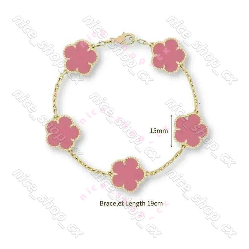 2026 New Hot Selling High Quality Natural Gemstone Four leaf clover bracelet Women Bracelet Luxury Jewelry cleafly vanly cleefbraclet No allergies n