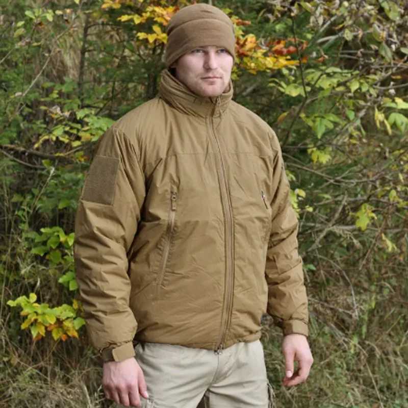 Level Parkas Men's 7 Down Winter Down Jacket Military Tactical Jackets Mens Thicken Warm Waterproof Windbreakers Hunting Hiking Parkas Army Coa
