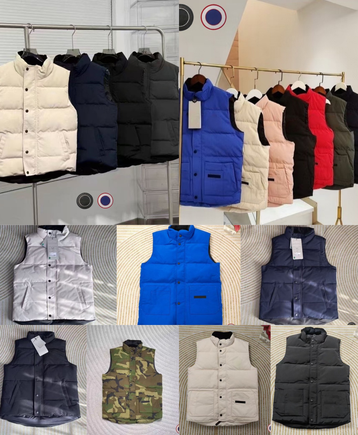 designer vest body warmer gilet jacket men stand collar zipper button letters embroidery casual slim white duck down winter mens veste windproof thi