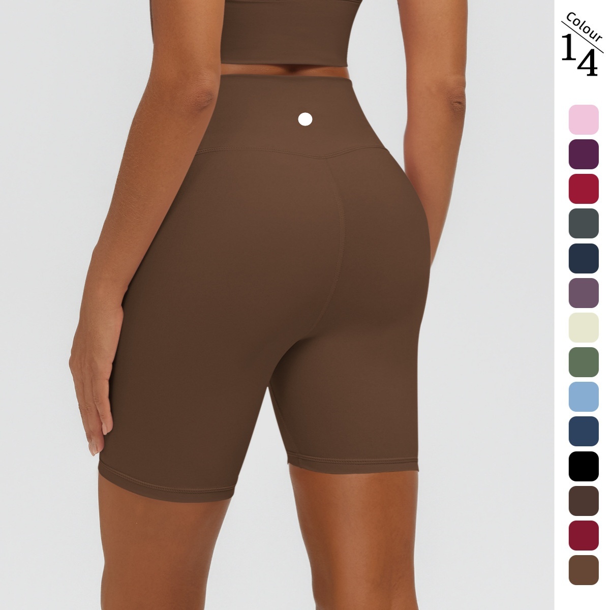 UU-L6613 Short de Yoga respirant à haute élasticité, respectueux de la peau, pantalon de levage de hanche de trois pouces, bas de sport extensibl
