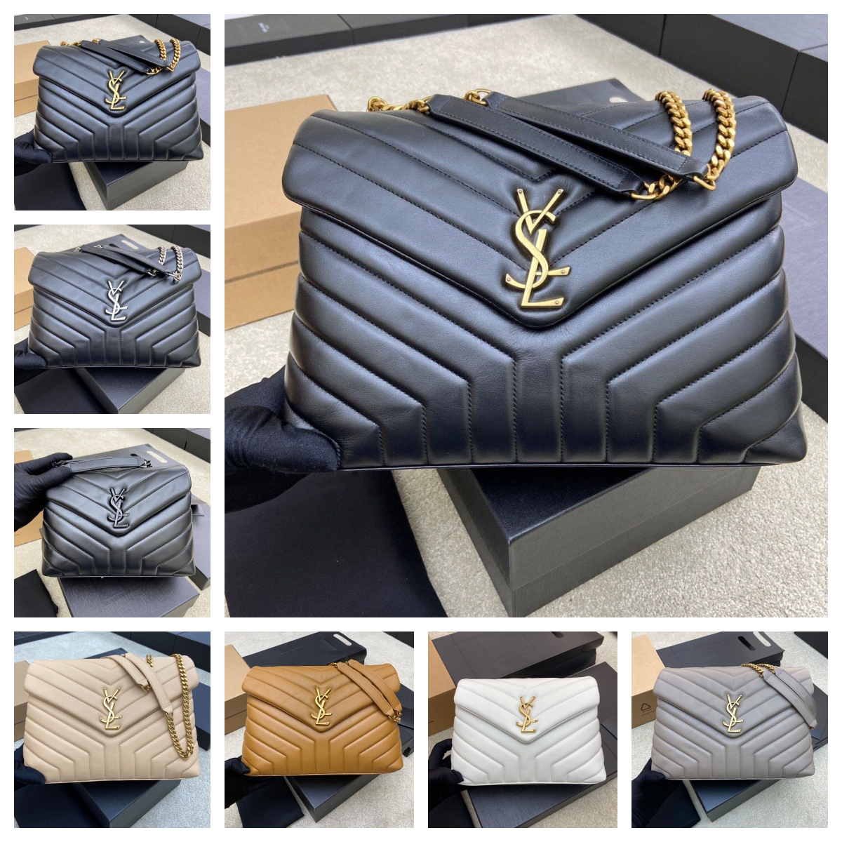 12A Classic Designer bag loulou bag women's Shoulder Bag crossbody bag leather handbag classic flip designer handbag high-quality hardware bag