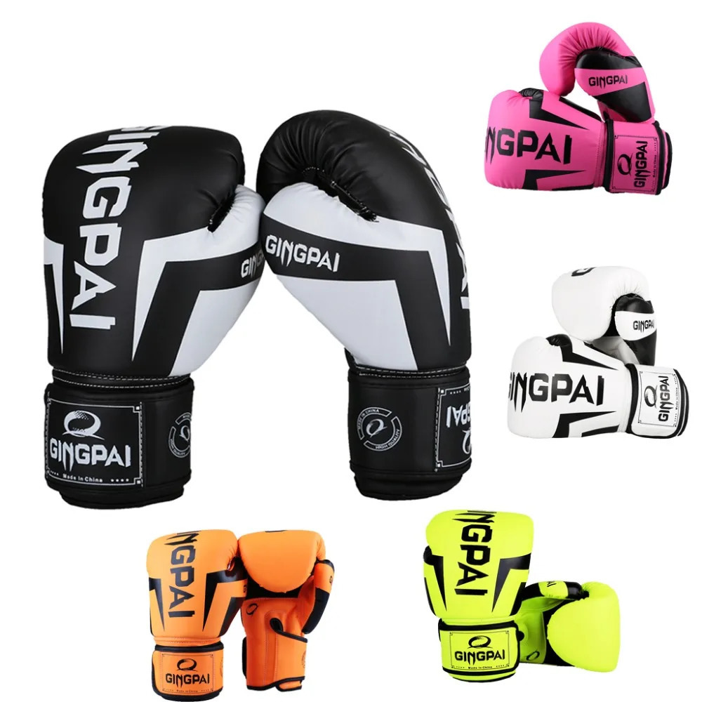 Professional Children Boxing Gloves 6-8oz Kids Free Combat Muay Thai Glove Kids Boxing Gloves for 5-14 Years Boys Girls Red Blue 260922
