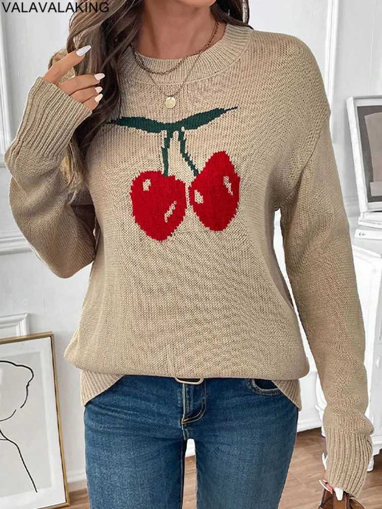 Women's Sweaters 2026 Female Winter Long sleeve Christmas Knitted Sweater Women elegant O Neck Pullover Autumn Lady Casual Loose Warm Knit Jump