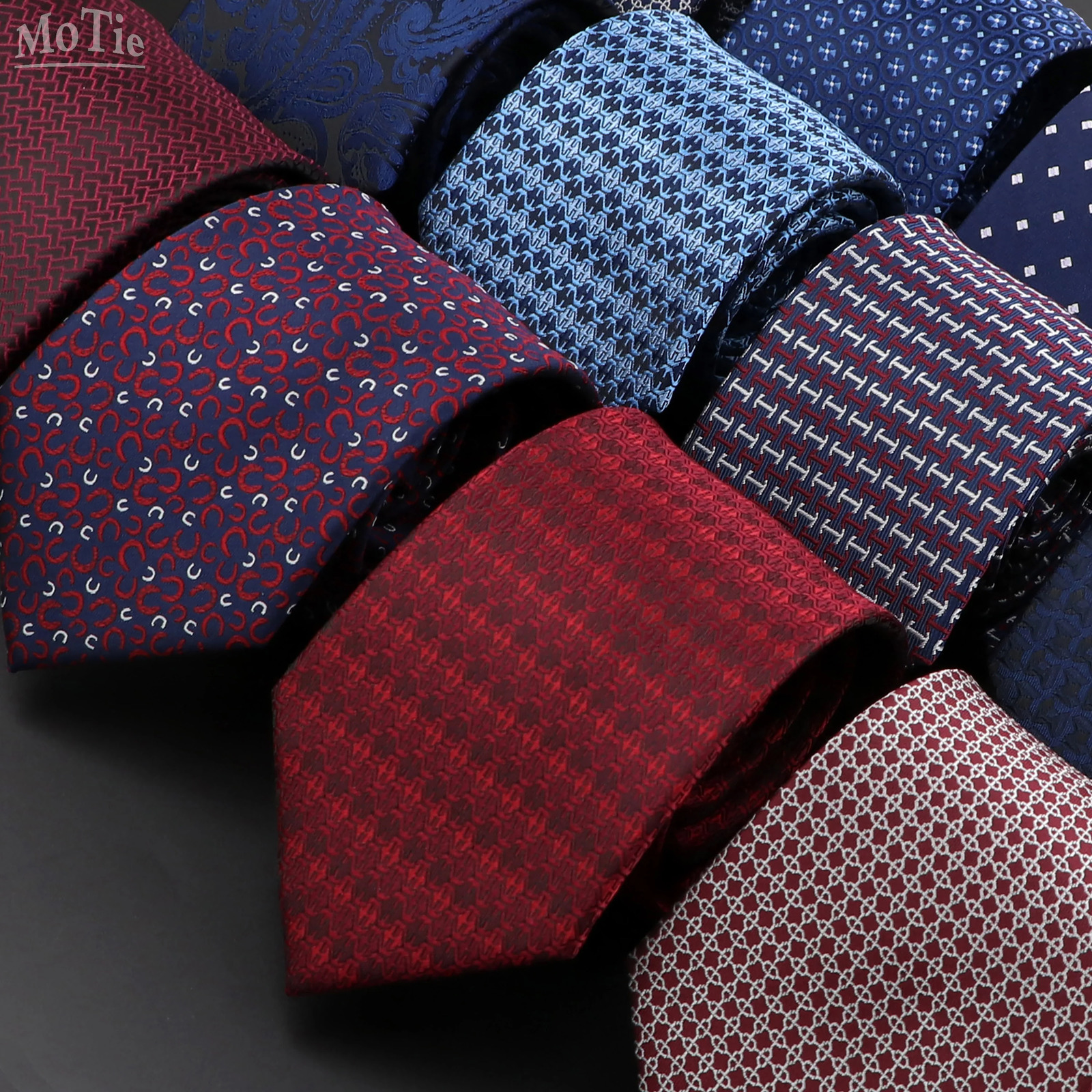 Classic Dots Neck Ties For Men Casual Suits Necktiie Gravatas Red Blue Mens 8cm Neckties For Business Wedding shirt Dress Tie 260923