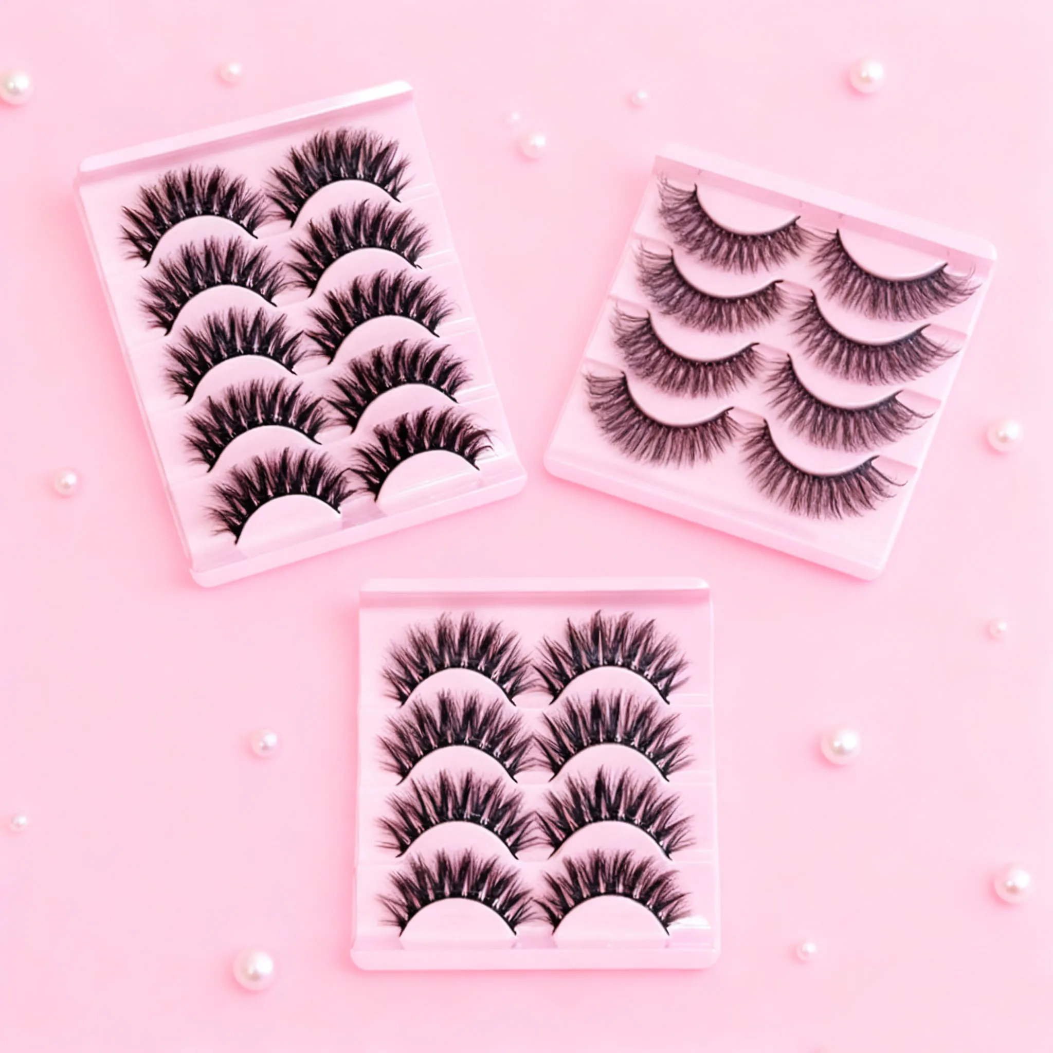Curl false eyelashes. One piece. Cross dense. Fluffy. High quality. Factory direct sales, support customization.